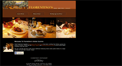 Desktop Screenshot of florentinosrestaurant.com